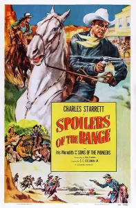 Horseback Prints: SPOILERS OF THE RANGE, US poster