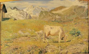 Spring Prints: Spring Pasture, by Giovanni Segantini