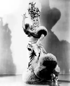 Fur Trim Prints: SPRINGTIME IN THE ROCKIES, Carmen Miranda