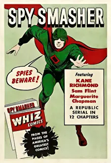 Superhero Prints: SPY SMASHER, 1942