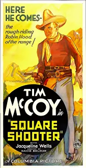 Mccoy Prints: SQUARE SHOOTER, Tim McCoy, 1935