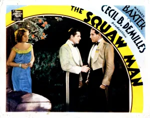 Warner Prints: THE SQUAW MAN, from left, Eleanor Boardman, Warner Baxter, Paul Cavanagh, 1931