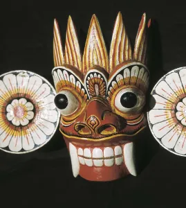 Ceylon Prints: SRI LANKA. Evil's mask. AISA/Everett Collection**US SALES ONLY**