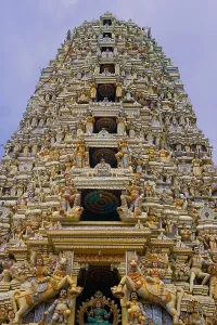 Ceylon Prints: SRI LANKA. Matale. Hindu Temple of Sri Muthumariamman