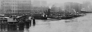 Chicago Prints: SS EASTLAND overturned in Chicago River, July 24, 1915