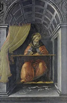 Curtain Prints: St. Augustine in His Study (Sant'Agostino nella cella)