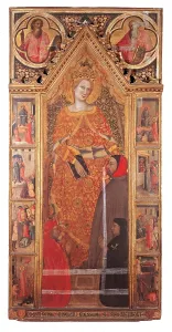 Gentleman Prints: St Catherine of Alexandria with donors