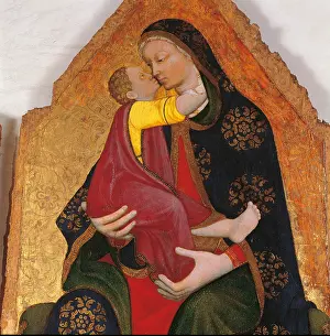Square Image Prints: St Christopher, by Domenico di Giacomo di Pace known as Beccafumi Domenico