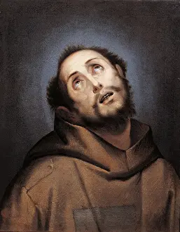 One Mature Man Only Prints: St Francis, by field of Giovan Battista Crespi known as Cerano
