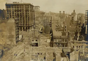 Cityscape Prints: St. Francis Hotel is still standing after the April 18