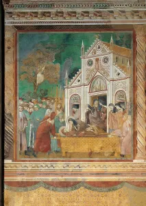 Building Exterior Prints: St Francis Mourned by St Clare