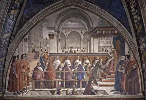 Noble Prints: St. Francis Receiving the Rule by Pope Onorio III (San Francesco riceve la regola da papa Onorio III)