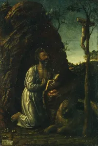 Board Prints: St. Jerome in the Wilderness, by Vincenzo Foppa