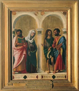 Four People Prints: St Luke, the Virgin, St John the Baptist and St Mark