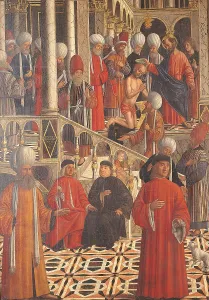 Balcony Prints: St Mark Baptising Anianus, by Giovanni Mansueti