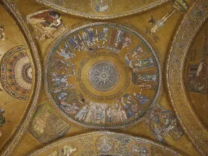 Byzantine Prints: St Marks Basilica, Venice, by Unknown Artist