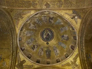 Byzantine Prints: St Marks Basilica, Venice, by Unknown Artist