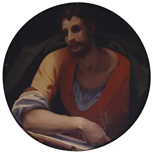 Evangelist Prints: St. Matthew the Evangelist, by Jacopo Carrucci said Pontormo