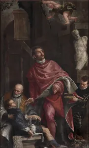 Togetherness Prints: St Pantaleon Healing a Child, by Paolo Caliari known as Veronese