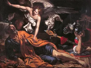 Shield Prints: St Peter in Prison, by Giovanni Francesco Guerrieri