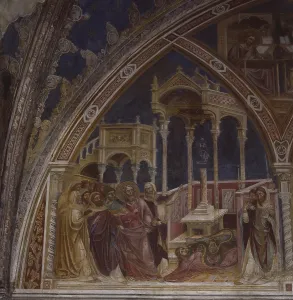Hair Prints: St. Philip forced to sacrifice to an idol
