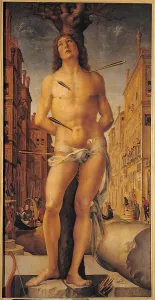 Martyr Prints: St Sebastian, by Liberale da Verona