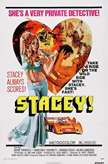 Anne Prints: STACEY, US poster, Anne Randall (left), 1973