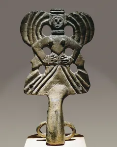 Ukraine Prints: Staff Head. 350 -300 BC. Bronze