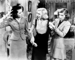 Images Dated 26th December 2014: STAGE DOOR, from left, Ann Miller, Ginger Rogers, Lucille Ball, 1937
