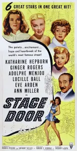 Re Issue Prints: STAGE DOOR, US poster for 1963 re-issue)