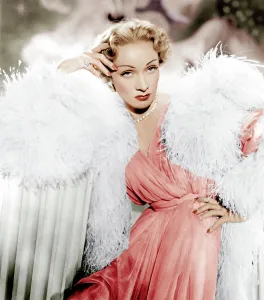 Pinky Ring Prints: STAGE FRIGHT, Marlene Dietrich wearing a Christian Dior design, 1950