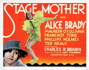 Alice Prints: STAGE MOTHER, from left, Maureen O'Sullivan, Alice Brady, 1933