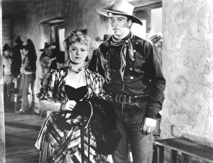 Plaid Dress Prints: STAGECOACH, Claire Trevor, John Wayne