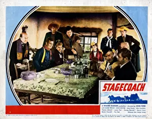 Burton Prints: STAGECOACH, from left, Donald Meek