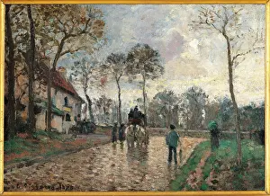 Stagecoach Prints: The Stagecoach at Louveciennes