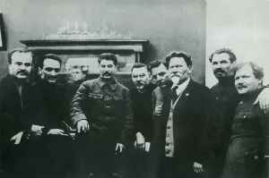 Activists Prints: Stalin photographed with high Soviet officials, in March 1929