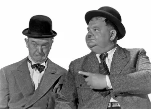February Prints: STAN LAUREL, OLIVER HARDY [Laurel & Hardy], ca. early-1940s