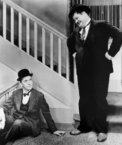 Hands On Waist Prints: STAN LAUREL, OLIVER HARDY [Laurel & Hardy]