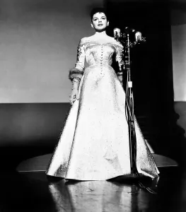 Jean Louis Prints: A STAR IS BORN, Judy Garland, in a gown by Jean Louis, 1954