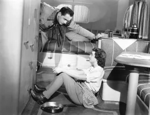 Dressing Room Prints: A STAR IS BORN, from left, Fredric March, Janet Gaynor, 1937