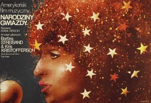 Stars Prints: A STAR IS BORN, Polish poster art, Barbra Streisand, 1976