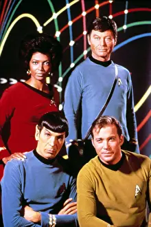 STAR TREK, Leonard Nimoy, William Shatner, DeForest Kelley & Nichelle Nichols, 1966-69