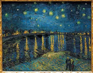 1888 Prints: Starry Night, by Vincent Van Gogh
