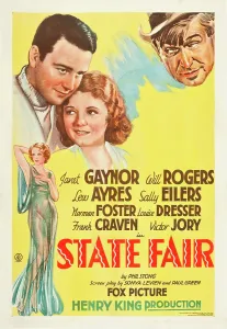 STATE FAIR, Lew Ayres, Janet Ayres, Will Rogers, 1933