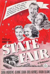 Vivian Prints: STATE FAIR, US poster art, from top: Dana Andrews