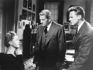 STATE OF THE UNION, from left: Angela Lansbury, Spencer Tracy, Van Johnson, 1948