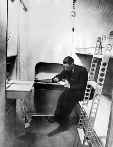 Hydrogen Prints: Stateroom on the dirigible, Hindenburg