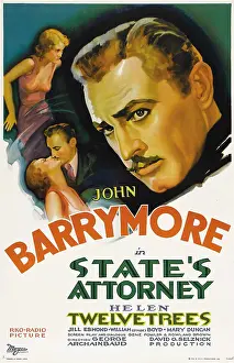 Kiss Prints: STATE'S ATTORNEY, Helen Twelvetrees, John Barrymore, 1932