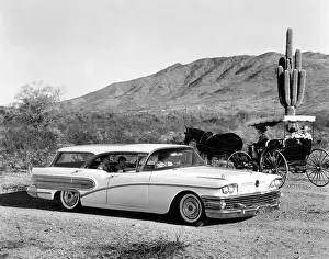 Cactus Prints: Station Wagon, 1958 Buick Caballero.. Courtesy: CSU Archives / Everett Collection