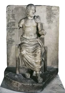 2nd C Prints: Statue of Euripides. 2nd c. BC